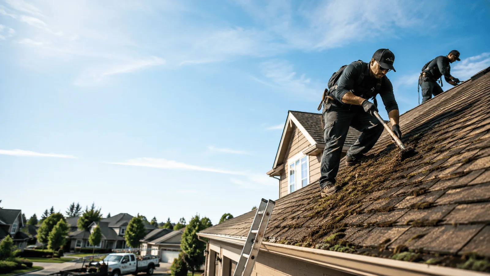 Roof Moss Removal in Strandquist, MN near me